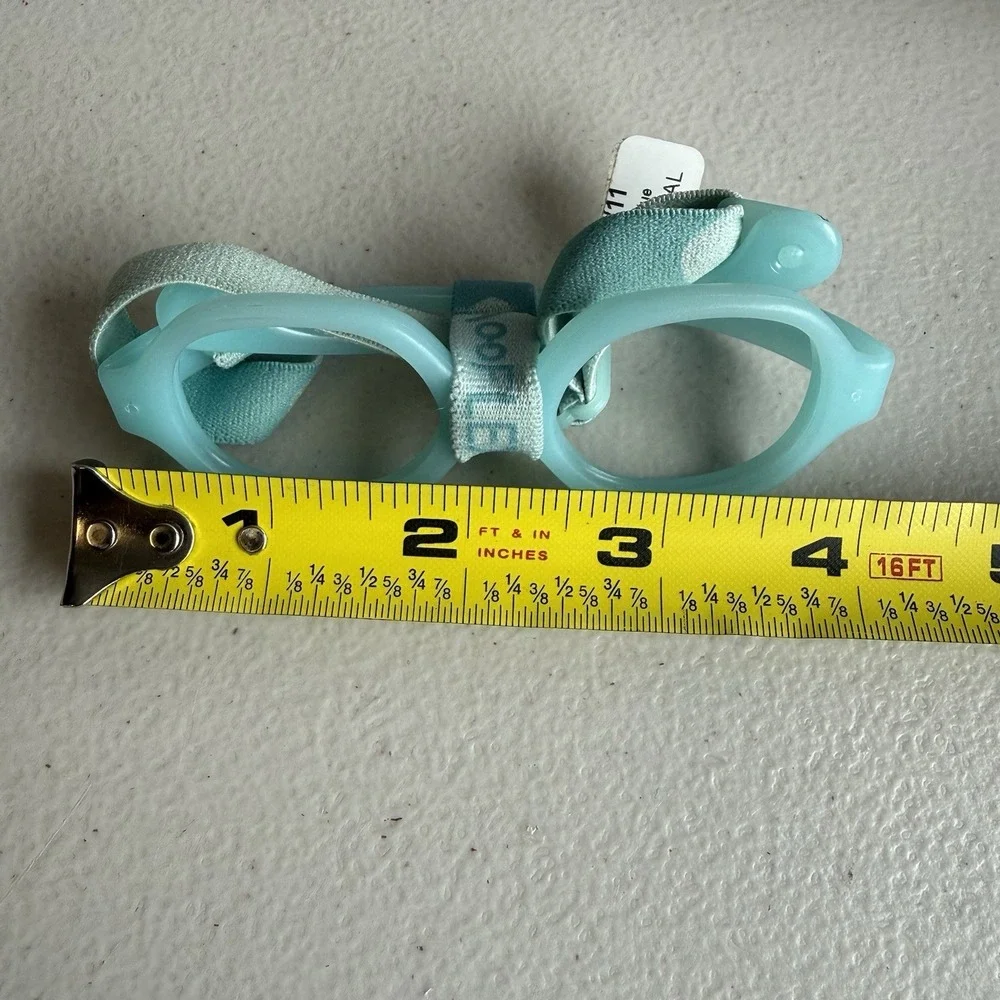 MIRAFLEX Mini‎ Baby EC Clear Blue Neutral Frames Eyeglasses 33-11 Sample Italy